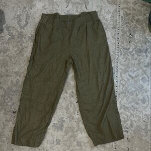 Old navy high rise wide leg linen pants